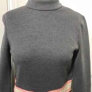 Vintage Star Trek 1960’s Fit & Flare Grey Day Dress Size Medium